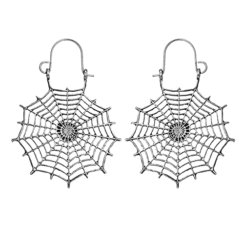 jieGorge Retro-Mathematik Halbkreis Muster Ohrringe Geschnitzte Blumen Fan geformte Ohrringe Gold Noble Ohrring-Accessoires Frauen Ohrringe Doppelseitige Ohrringe Kugeln (F, One Size) von jieGorge