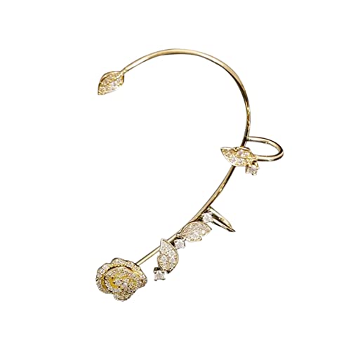 Sequenant Schmetterling Ohrringe Ohrclip für Frauen Mädchen kein Piercing Sequenant Schmetterling Ohrclips Sequenant Ohrringe Manschette Wickelohrringe für ene Türklopfer Ohrringe (B, One Size) von jieGorge