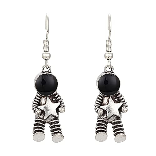 jieGorge Stilvolle und niedliche personalisierte -Anhänger-Ohrringe Beliebte Legierungs-kreative -Ohrring-Set ene Ohrringe Für Männer (A, One Size) von jieGorge