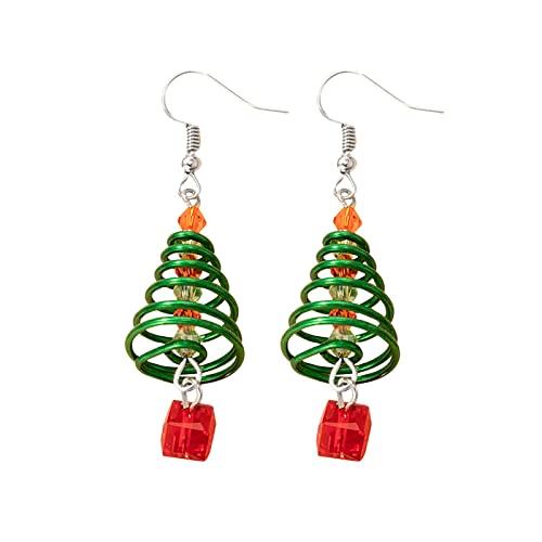 Tropfen und Ohrringe Ohrringe Haltbar Legierung Paar 1 Nützliche Weihnachten Damen Weihnachten Schneemann Dangly Mädchen Schneemann Schmuck Glückliche Frauen Geburtsstein Ohrringe (B, One Size) von jieGorge
