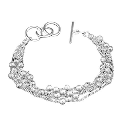 jieGorge Armbander Mit Namen Ostern Armband 925 Sterling Silber Armband Frauen Hochzeit Armband Armband Mode Einfaches Geschenk Bettelarmbänder Für Mädchen (Silver, One Size) von jieGorge