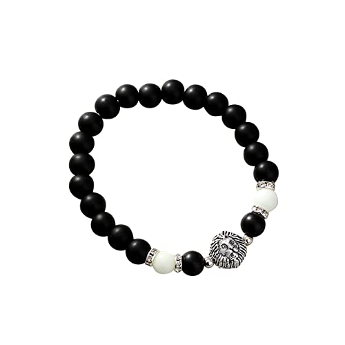 jieGorge Boho-Armbänder Für Frauen Ostern Luminous Luminous Hollow Fluorite Stretch Bracelet Mexikanische Armbänder (F, One Size) von jieGorge