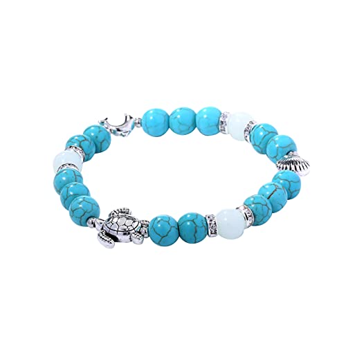 jieGorge Boho-Armbänder Für Frauen Ostern Luminous Luminous Hollow Fluorite Stretch Bracelet Mexikanische Armbänder (G, One Size) von jieGorge