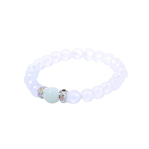 jieGorge Boho-Armbänder Für Frauen Ostern Luminous Luminous Hollow Fluorite Stretch Bracelet Mexikanische Armbänder (H, One Size) von jieGorge