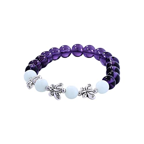 jieGorge Boho-Armbänder Für Frauen Ostern Luminous Luminous Hollow Fluorite Stretch Bracelet Mexikanische Armbänder (K, One Size) von jieGorge