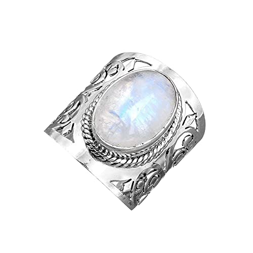 jieGorge Größe 8 Ringe Verlobungsring Ring Ring Ring Mode Intarsien Persönlichkeit Damen Schmuck Damenringe Modekreativer, Leichter, Verstellbarer Persönlichkeitsring für Damen (SL, 6) von jieGorge