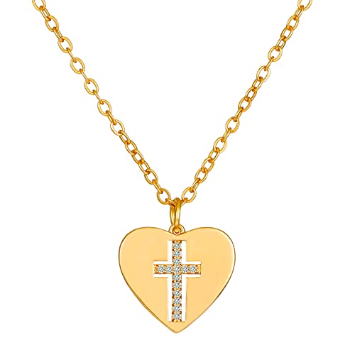 jieGorge Halskette für den Herbst für Frauen Mode Liebe Herz Anhänger Halskette Braut Engagement Hochzeit Schmuck Halskette Brief~Anhänger~Halskette (B, One Size) von jieGorge