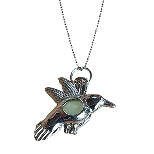 jieGorge Halskette mit Kreuz für Frauen Halsketten Damengeschenk leuchtende Anhänger Schöne Anhänger modischer Dekolleté Kolibri Halsketten & Ritzel Herren Halsketten (B, One Size) von jieGorge