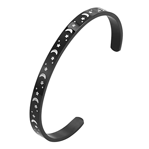 jieGorge Handgefertigte Armbänder Ostern Trend Eröffnungsarmband Geschenk Einstellbare Sternsonne Personalisierte Mond C Leuchtende Armbänder Elastische Schnur Für Armbänder (Black, One Size) von jieGorge