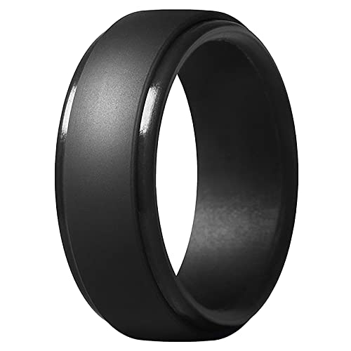 jieGorge Klobige Ringe für Frauen Herren Verlobungsringe Okzident Paare Hochzeit Runde Gummiringe Modekreativer, Leichter, Verstellbarer Persönlichkeitsring für Damen (C, One Size) von jieGorge