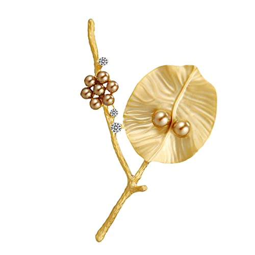 jieGorge Kranz Brosche Strass Accessoires Business Kleidung Bankett Corsage Brosche Damen Brosche Brosche Kranz Brosche (A, One Size) von jieGorge