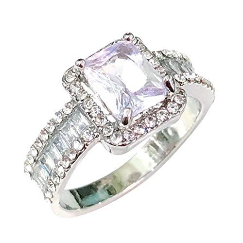 jieGorge Mädchenring Für Freundin Schmuck Ring Frauen Hochzeit Verlobung Spezielle Braut Die Ring Ringe Modekreativer, Leichter, Verstellbarer Persönlichkeitsring für Damen (C, 18.9mm) von jieGorge