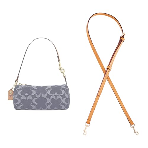 jiesinlov Mikrofaser-Leder Geldbörse Schulterriemen Crossbody Verstellbare Ersatz für Handtasche oder Eimer Tasche(Braun Gelb) von jiesinlov