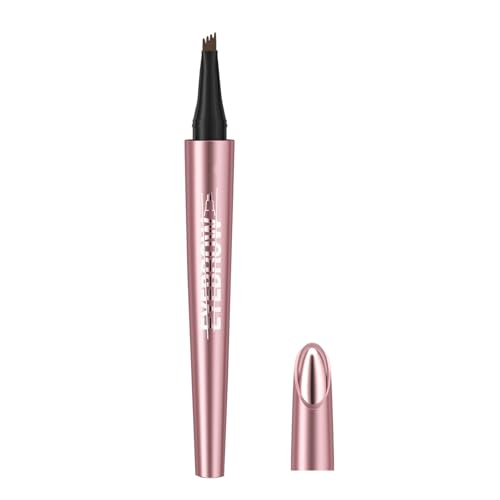 Einfach zu verwendender Augenbrauenstift mit vier Spitzen für perfekt definierte, schweißresistente Augenbrauen, Make-up-Tool für professionelle Frauen von jiingekk