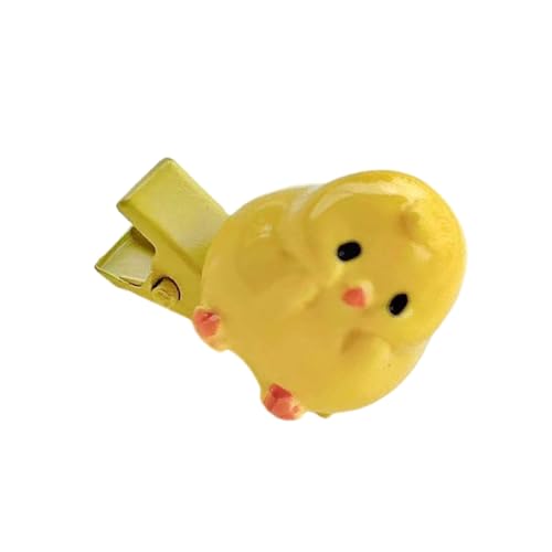 Haarspange im Stil der 2000er Jahre, Cartoon-Clip, Kopfschmuck, Huhn, handgefertigter Damen-Haarschmuck, gelber Haarstyling-Haarnadel Haarspange im Stil der 2000er Jahre, Cartoon-Clip, Kopfschmuck, Huhn, handgefertigter Damen-Haarschmuck, gelber Haarstyling-Haarnadel von jiingekk