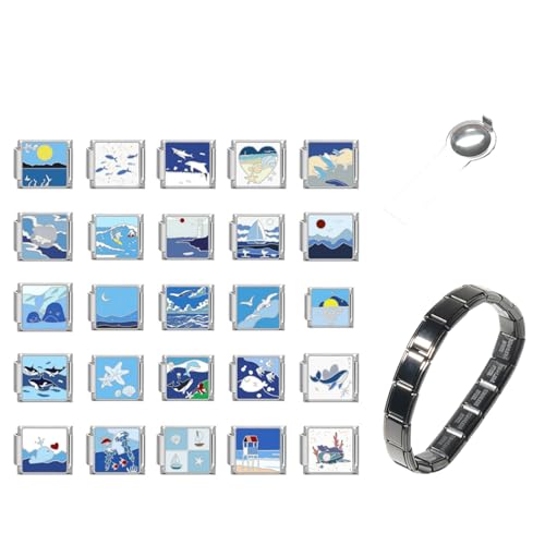 Link Tool Link Connectors Charm Attachment Stainless Steel Texture Italian Charm Interchangeable Modular For Women Men Link Tool Link Connectors Charm Attachment Stainless Steel Texture Italian Charm Interchangeable Modular For Women Men von jiingekk
