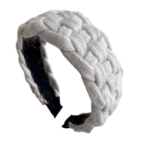 Modische, geflochtene Stirnbänder für Damen, weicher und bequemer Stoff, Haarschmuck, Kopfbedeckung, geeignet für den täglichen Gebrauch von jiingekk