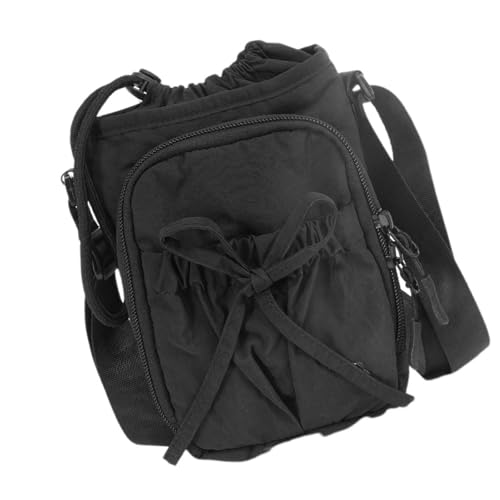 Nylon-Wasserflaschenhalter mit Riemen, Crossbody-Tasche für Damen, für Spaziergänge, Wandern, Radfahren, Reisen, Tragetaschen, Schwarz , One Size Nylon-Wasserflaschenhalter mit Riemen, Crossbody-Tasche für Damen, für Spaziergänge, Wandern, Radfahren, Reisen, Tragetaschen, Schwarz , One Size von jiingekk