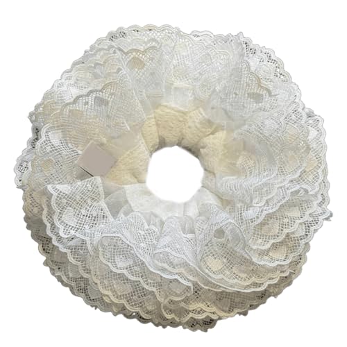 Stilvolle Spitzen-Haarschmuck, Haargummis, um Ihrem Look für Arbeit oder Veranstaltung Raffinesse zu verleihen von jiingekk