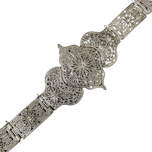 Traditioneller Taillengürtel mit geschnitztem Blumenmuster, Bauchkette für Kleid, Kette, Gürtel für Frauen, Taille, Hochzeit, Accessoires, Damenmode, Einheitsgröße, Wie beschrieben, Wie beschrieben von jiingekk