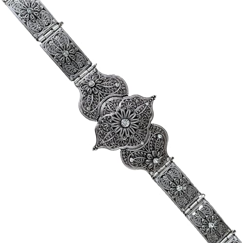 Traditioneller Taillengürtel mit geschnitztem Blumenmuster, Bauchkette für Kleid, Kette, Gürtel für Frauen, Taille, Hochzeit, Accessoires, Damenmode, Einheitsgröße, Wie beschrieben, Wie beschrieben von jiingekk