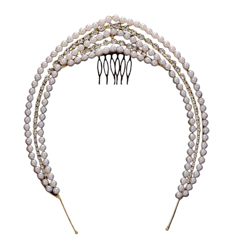Zarte Kristallperlen Vintage Haarband Glitzernd Stirnband Junggesellinnenabschied Braut Brautschmuck Kopfschmuck von jiingekk