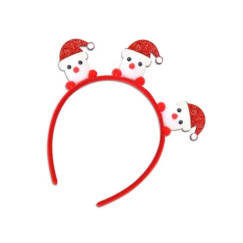 jiingekk Schimmernder Weihnachtsbaum/Weihnachtsmann-Haarband, Festival, Urlaub, Haarreif, Party, Kopfbedeckung, saisonale Dekoration für Zuhause und Büro von jiingekk