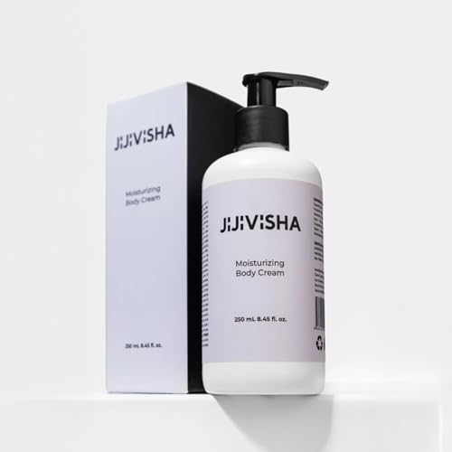 Jijivisha Moisturising Body Cream, Nährende und Beruhigende Hautpflege, Mildert Symptome von Ekzemen und Rosazea, Beugt Dehnungsstreifen Vor, Sicher für Kinder, 200ml Jijivisha Moisturising Body Cream, Nährende und Beruhigende Hautpflege, Mildert Symptome von Ekzemen und Rosazea, Beugt Dehnungsstreifen Vor, Sicher für Kinder, 200ml von jijivisha