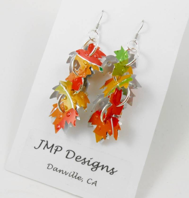 Fallende Blätter Ohrringe. Recycelte Soda Dose Art. Mango Orange. Baumeln & Tropfen Shopname Jillmccp Fallende Blätter Ohrringe. Recycelte Soda Dose Art. Mango Orange. Baumeln & Tropfen Shopname Jillmccp von jillmccp