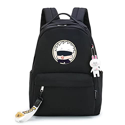 Anime Jujutsu Kaisen Rucksack Computertasche Jujutsu Kaisen Gojo Satoru Rucksack Daypack Bookbag Laptop Schultasche für Jungen Mädchen Männer Frauen 29,0 cm * 14,0 cm * 41,0 cm von jiminhope