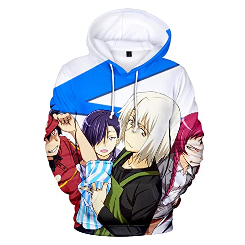 Anime The Devil is a Part-Timer! 3D-gedruckt Kapuzenpullover Maou Sadao Pullover Unisex Langarm Sweatshirt Yusa EMI Hoodie von jiminhope