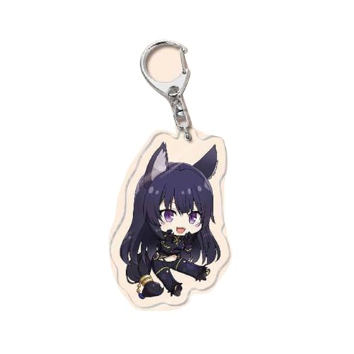 Cartoon The Eminence in Shadow Keychain Shadow Delta Epsilon Rucksack Ins Zubehör Anime Peripherie-Anhänger von jiminhope