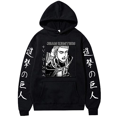 jiminhope Anime Attack On Titan Hoodie Jean Kirstein Hoodie Erwin Smith Pullover Jean Kirstein Hoodie für Anime Fans von jiminhope