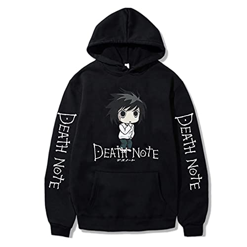 jiminhope Anime Death Note Hoodie L Lawliet Hoodie Lawliet Pullover Death Note L Der Shinigami Ryuk Hoodie für Anime-Fans von jiminhope