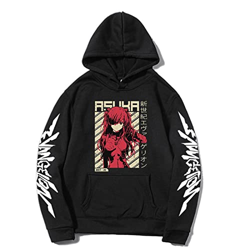 jiminhope Anime Eva Evangelion Hoodie Rei Ayanami Hoodie Shinji Ikari Pullover Asuka Langley Souryuu Eva Hoodie for Anime Fans von jiminhope