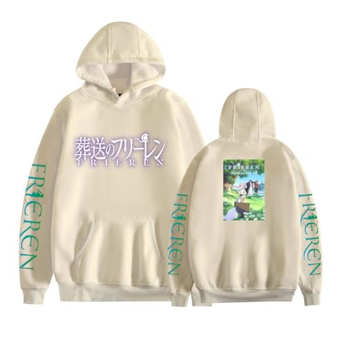 jiminhope Anime Frieren: Beyond Journey's End Frieren Kapuzenpulli Männer Stil Sweatshirt Japanisch Manga Frieren Grafik Kapuzenpulli von jiminhope