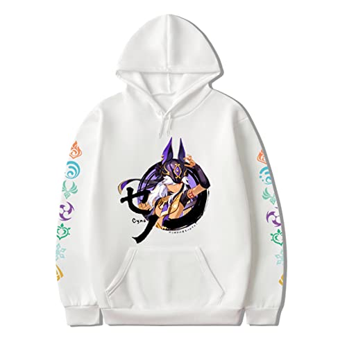 jiminhope Anime Genshin Impact Hoodie Cyno Hoodie Genshin Impact Pullover Cyno Hoodie für Anime Fans von jiminhope