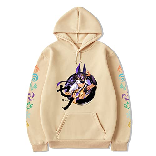 jiminhope Anime Genshin Impact Hoodie Cyno Hoodie Genshin Impact Pullover Cyno Hoodie für Anime Fans von jiminhope