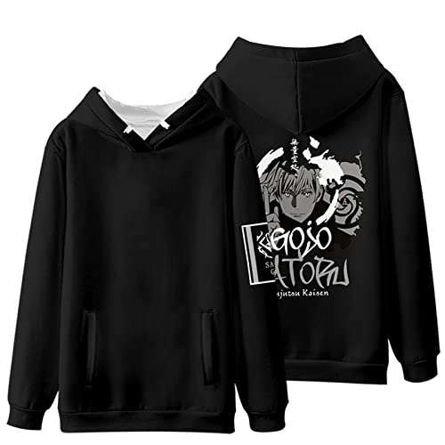 jiminhope Anime Jujutsu Kaisen 3D-gedruckt Kapuzenpullover Gojo Satoru Pullover Ryomen Sukuna Cosplay Langarm Sweatshirt Itadori Yuji Hoodie von jiminhope