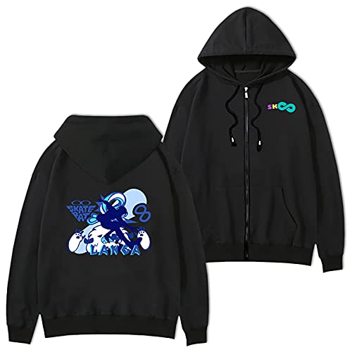 Anime SK8 The Infinity Hoodie SK∞ The Infinity Hoodie Pullover Unisex Lange Ärmel Reki Langa Miya Hoodie mit Reißverschluss für SK8 The Infinity Fans von jiminhope