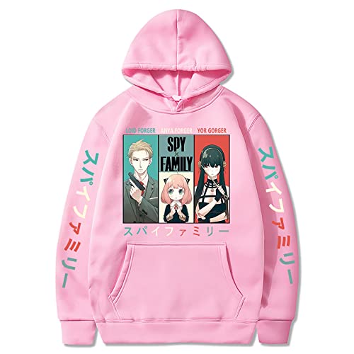 jiminhope Anime Spy x Family Kapuzenpullover Yor Forger Sweatshirt Loid Forger Pullover Anya Forger Langarm Hoodie von jiminhope