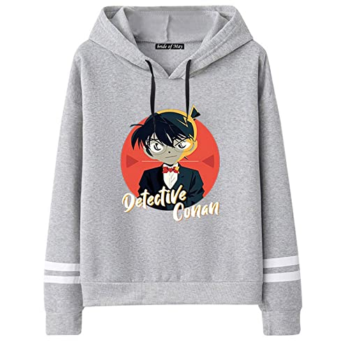 jiminhope Detective Conan Hoodie Unisex Anime Printed Pullover Sweatshirt Conan Edogawa Anime Cosplay Langarm Casual Hoodie B- von jiminhope