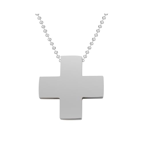 jiminhope EVA Evangelion Halskette Unisex Misato Katsuragi Choker Hals Dekoration Rei Ayanami Crucifixion Schmuck Anime-Geschenk von jiminhope