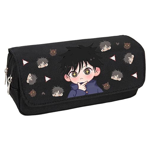 jiminhope Jujutsu Kaisen Japanisches Anime-Federmäppchen Großes Fassungsvermögen Federmäppchen Schreibwaren Federtasche Satoru Gojo für Teenager von jiminhope