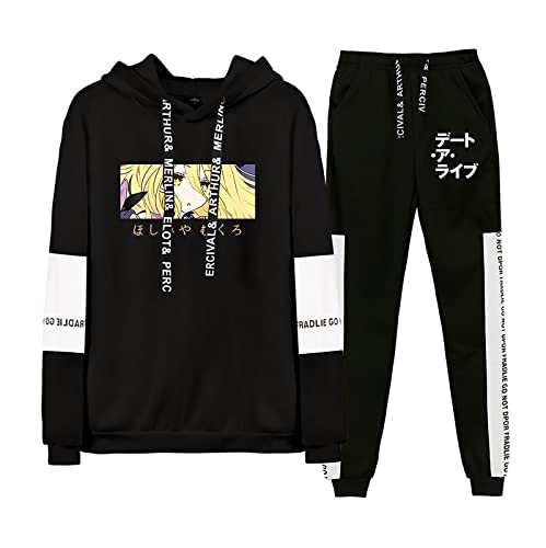 jiminhope Männer und Frauen Date a Live Anzüge Winter Sweatshirts und Hosen Mit Bedruckten Nähten und Freizeit Setss Anime Hoshimiya Mukuro Cosplay Kostüm jiminhope Männer und Frauen Date a Live Anzüge Winter Sweatshirts und Hosen Mit Bedruckten Nähten und Freizeit Setss Anime Hoshimiya Mukuro Cosplay Kostüm von jiminhope