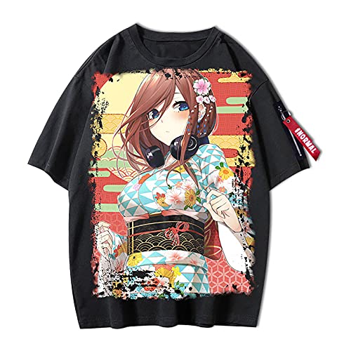 jiminhope The Quintessential Quintuplets T-Shirt Anime Printed Sweatshirt Tops Nakano Miku Anime Cosplay Männer Frauen von jiminhope