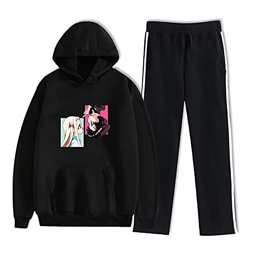 jiminhope Toilet Bound Hanako Kun Hoodie und Jogginghose Anzüge Yugi Amane Yahiro Nene Cosplay Kostüm 2-teiliges Set Anime Printed Sweatshirt Casual Pants Suits Unisex von jiminhope