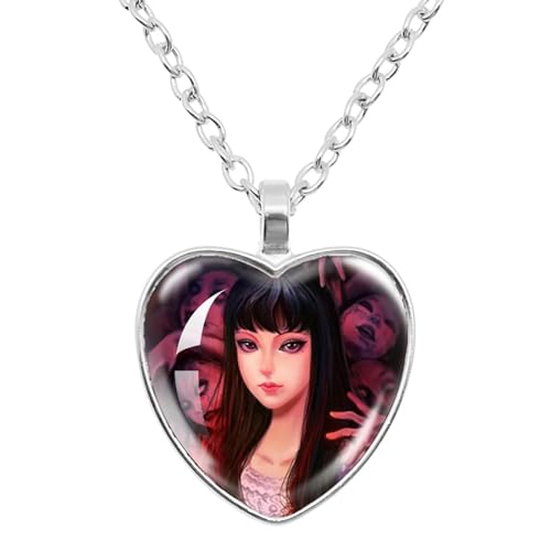 jiminhope Tomie Halskette Unisex Horror Manga Junji Itou Choker Halsschmuck Kawakami Tomie Schmuck Tomie Anime Gothic Geschenk von jiminhope