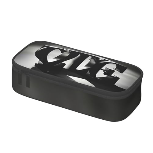 jingong Love Font Aufbewahrungstasche mit großem Fassungsvermögen, geeignet für Reisen, Bürobedarf, Make-up und Schreibtisch-Organisation von jingong