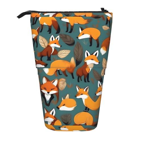 jingong Multifunktionales Federmäppchen, Aufbewahrungstasche, Make-up-Tasche, geeignet für Büro und den täglichen Gebrauch, Schwarz , Einheitsgröße, Münztasche von jingong